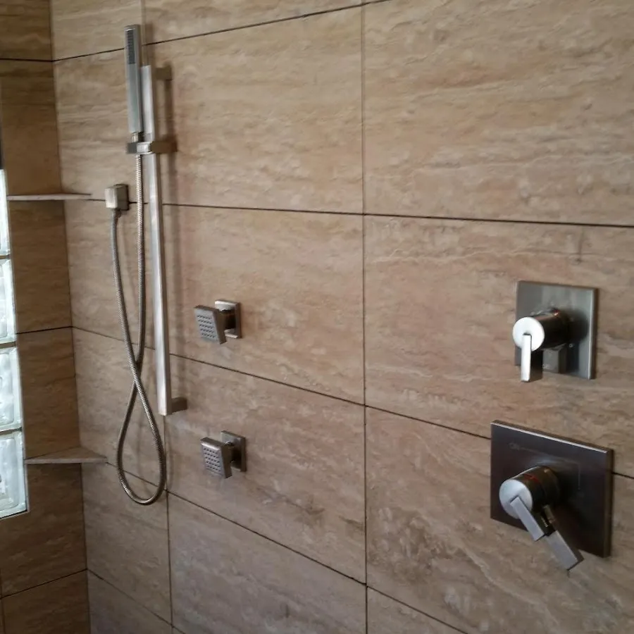 Shower fixture installation for Water Heater Replacement in Coralville
